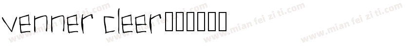 venner cleer字体转换